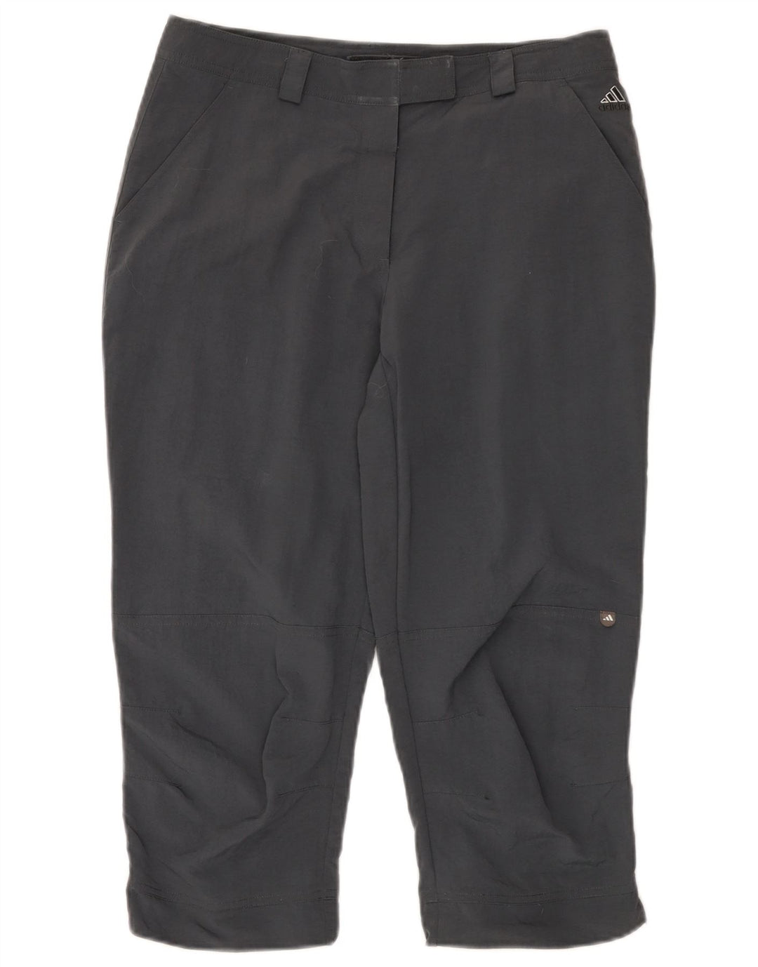Calça Capri Feminina Adidas UK 14 Grande W32 L21 Cinza Poliamida