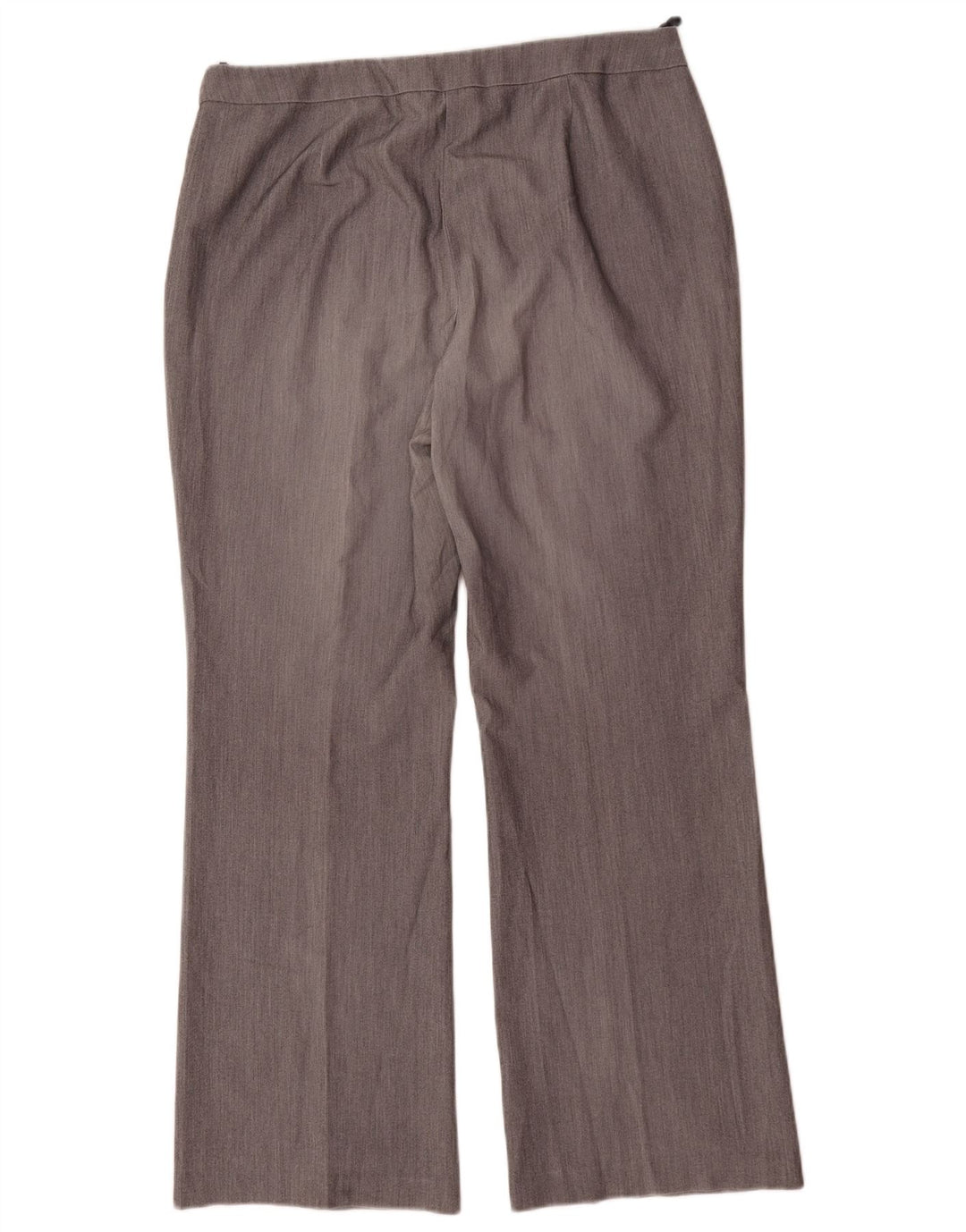 Calça feminina Marks & Spencer Bootcut Suit UK 16 grande W32 L32 cinza
