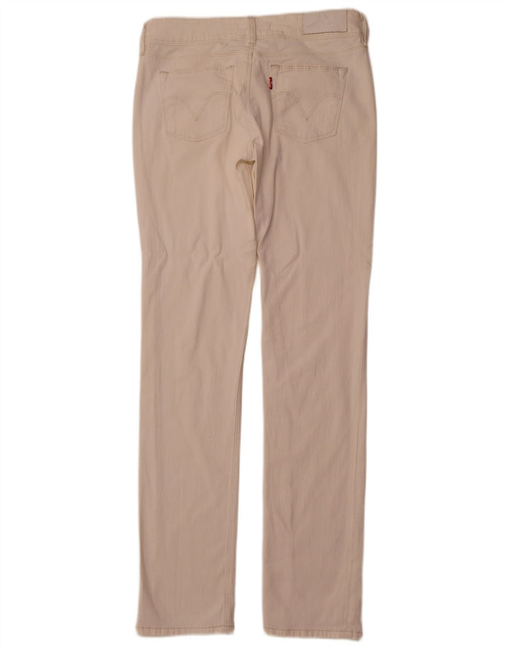 Calça Jeans Levis 571 Slim Masculina W30 L33 Off White