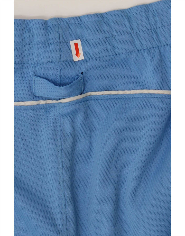 Shorts esportivos masculinos Jordan grande bloco colorido azul