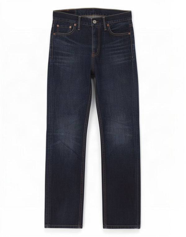 Levi's Masculino 504 Straight Jeans W30 L32 Azul Algodão