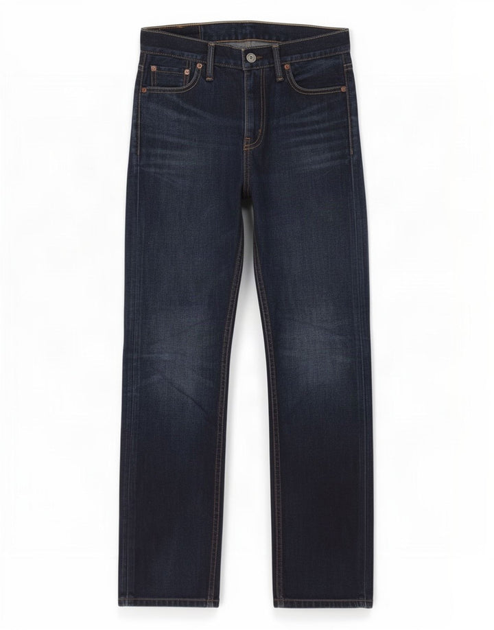 Levi's Masculino 504 Straight Jeans W30 L32 Azul Algodão