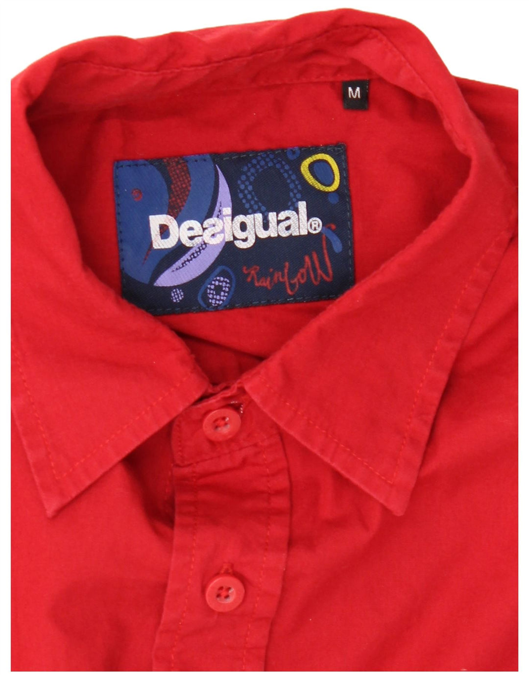 Camisa gráfica masculina DESIGUAL vermelho médio