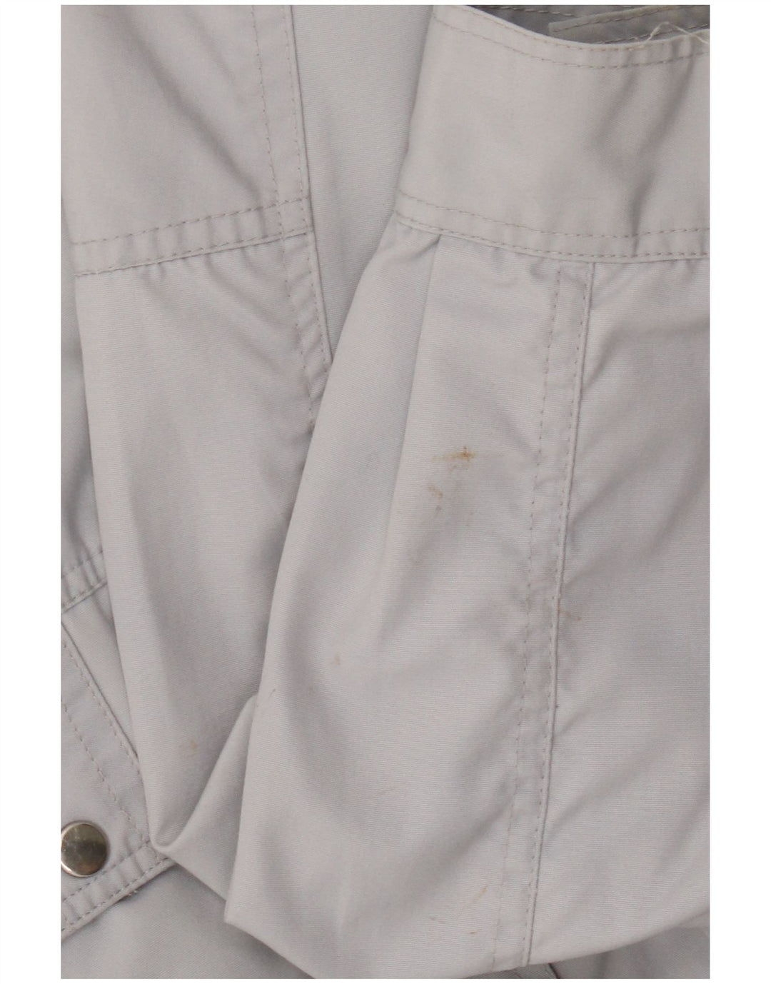 Jaqueta utilitária masculina C&A UK 36 poliéster cinza pequeno