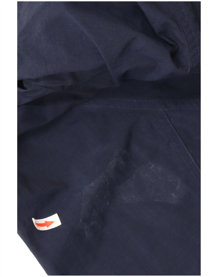 Jaqueta de chuva masculina com capuz TIMBERLAND UK 42 XL azul marinho nylon