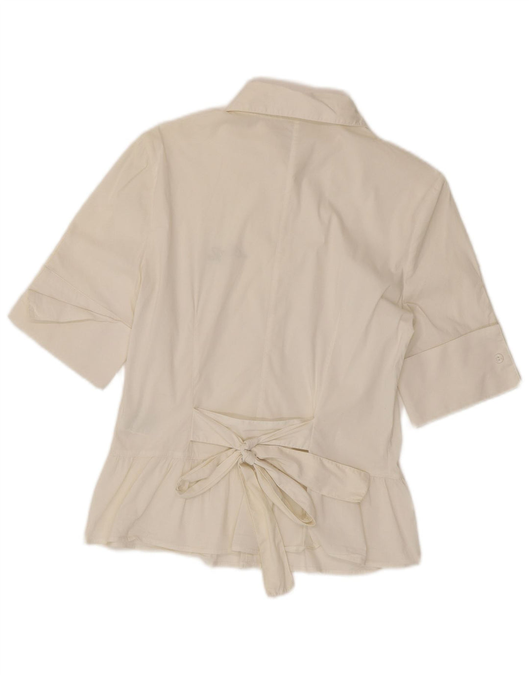 Camisa feminina de manga curta Liu Jo IT 44 algodão branco médio