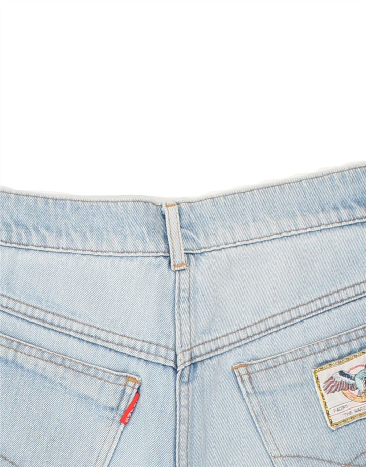 VINTAGE Womens Denim Shorts W32 Large Blue Vintage Vintage and Second-Hand Vintage from Messina Hembry 