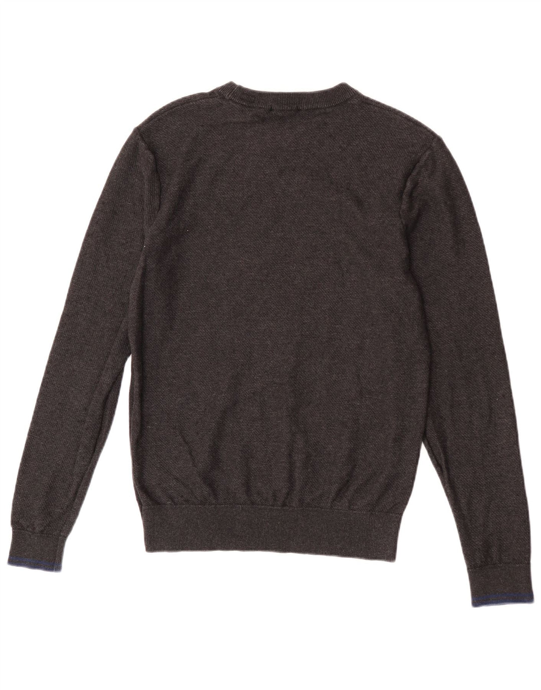 Suéter masculino Scotch & Soda com gola redonda e algodão cinza médio