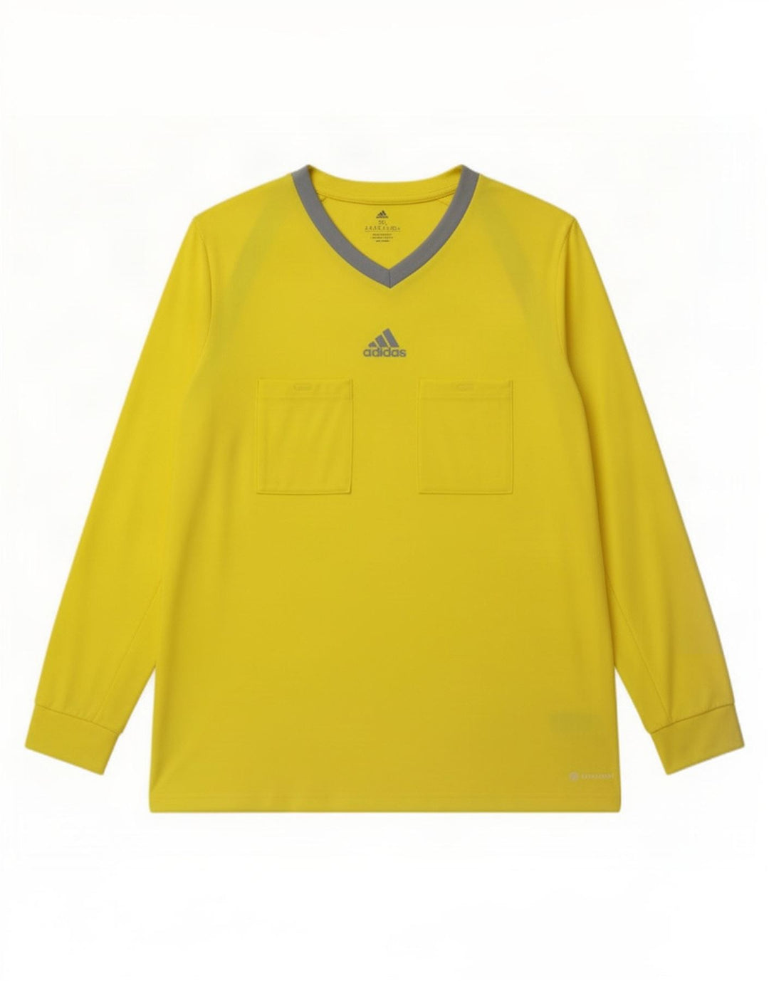 Adidas Mens Top Manga Longa 3XL Amarelo Colorblock Poliéster