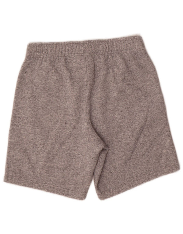 Shorts esportivos masculinos Champion pequeno algodão manchado cinza