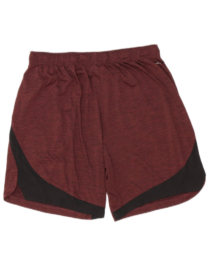 RUSSELL ATLÉTICO Masculino Dri-Power Sport Shorts Médio Marrom Colourblock