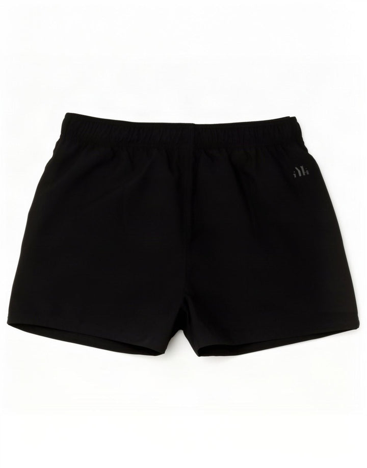 Shorts esportivos gráficos masculinos Adidas médio preto poliéster