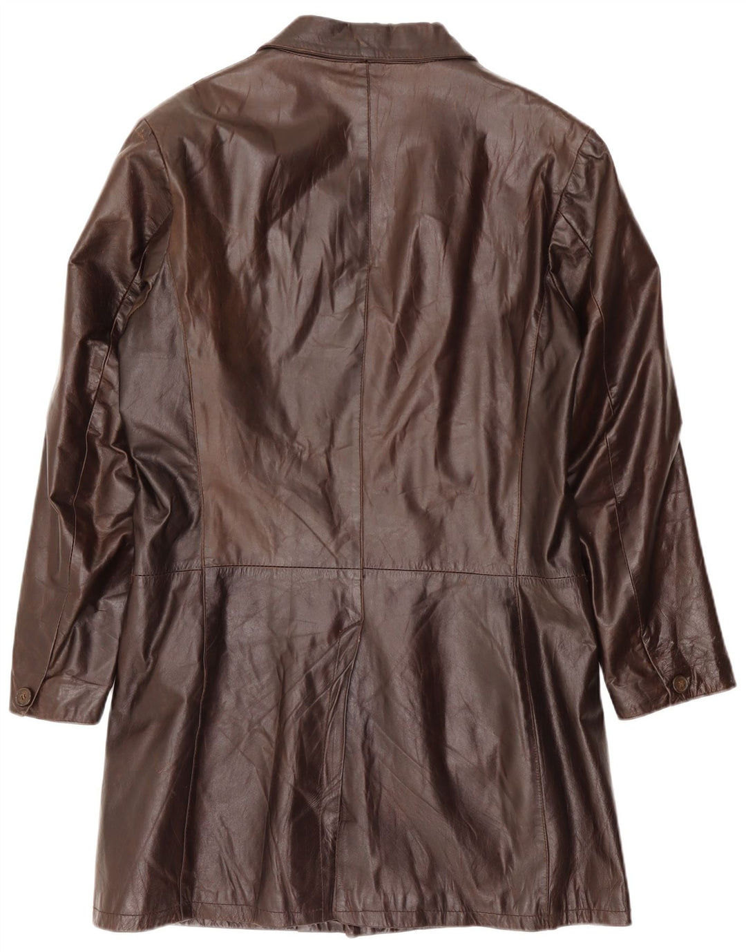 Casaco de couro masculino VINTAGE IT 54 2XL couro marrom