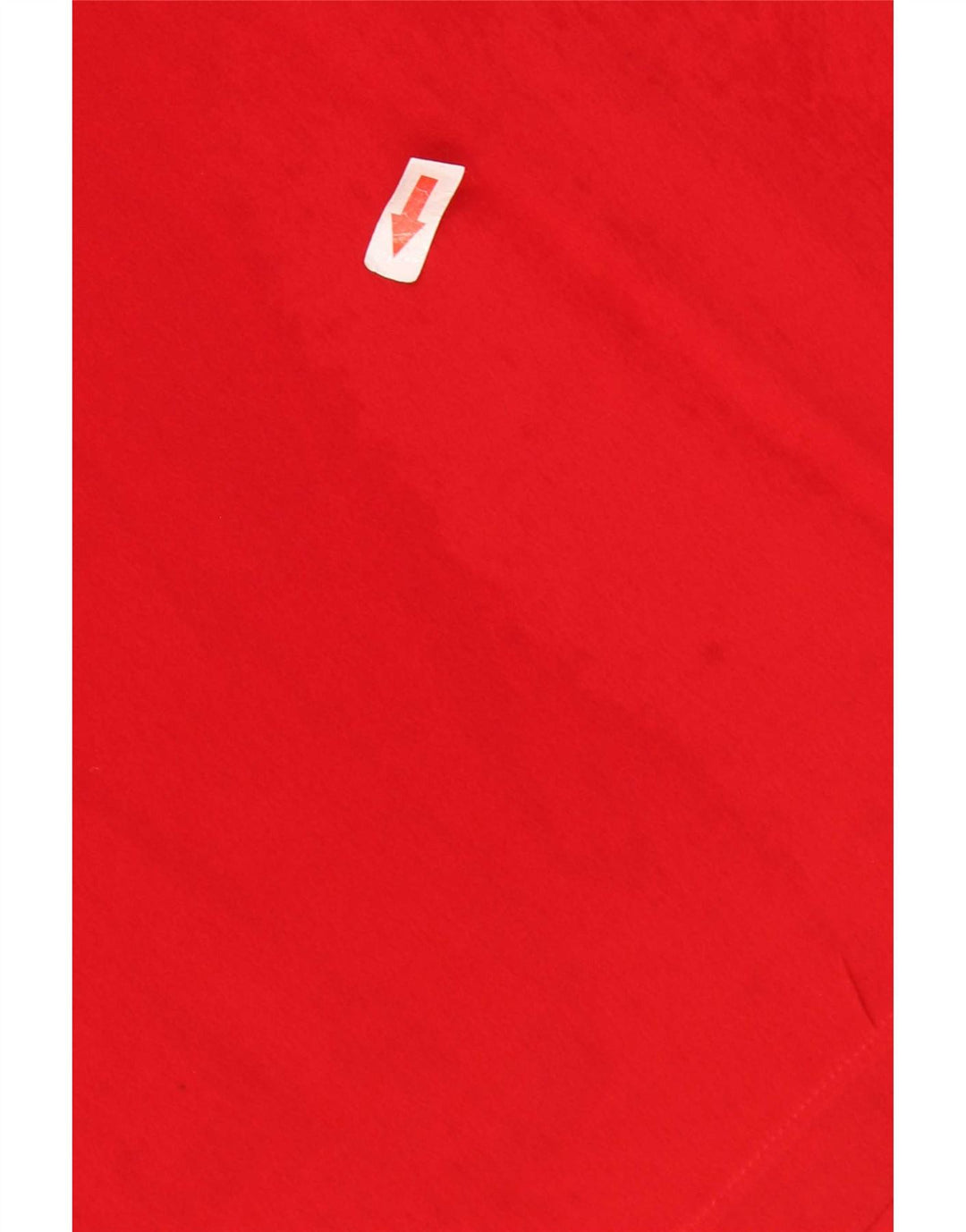 Blusa feminina vintage top IT 46 grande seda vermelha