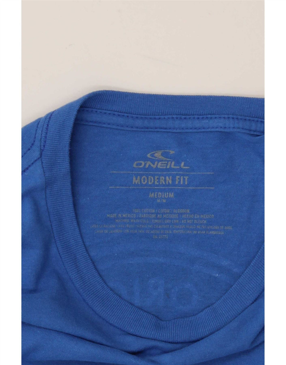 Camiseta masculina O'Neill com ajuste moderno e estampa gráfica de algodão azul médio