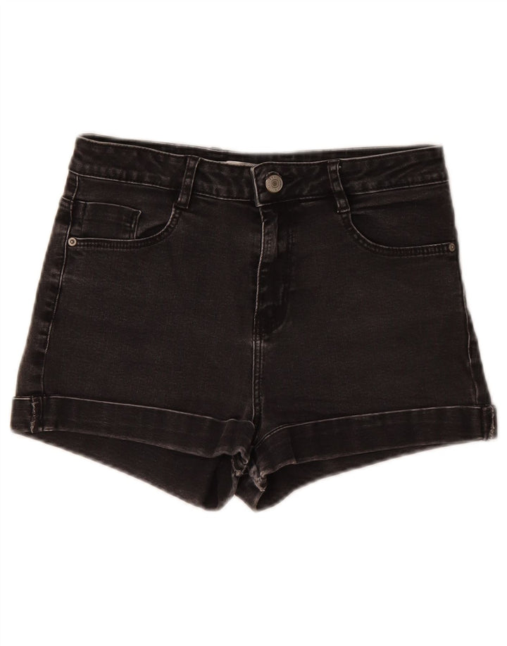 Shorts jeans feminino Zara EU 36 XS W26 preto