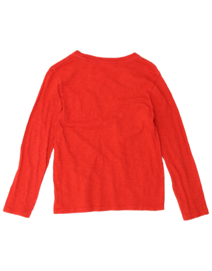 Gap Boys Graphic Top Manga Longa 9-10 Anos Pequeno Algodão Vermelho