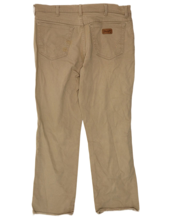 Wrangler Mens Jeans Reta W34 L29 Bege
