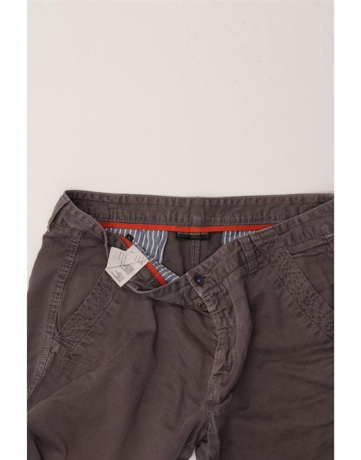 NAPAPIJRI Mens Straight Chino Trousers W36 L28 Grey Cotton Vintage Napapijri and Second-Hand Napapijri from Messina Hembry 