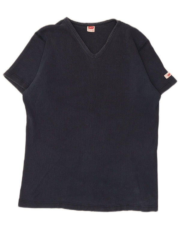 Camiseta feminina Levi's Top XL algodão azul marinho