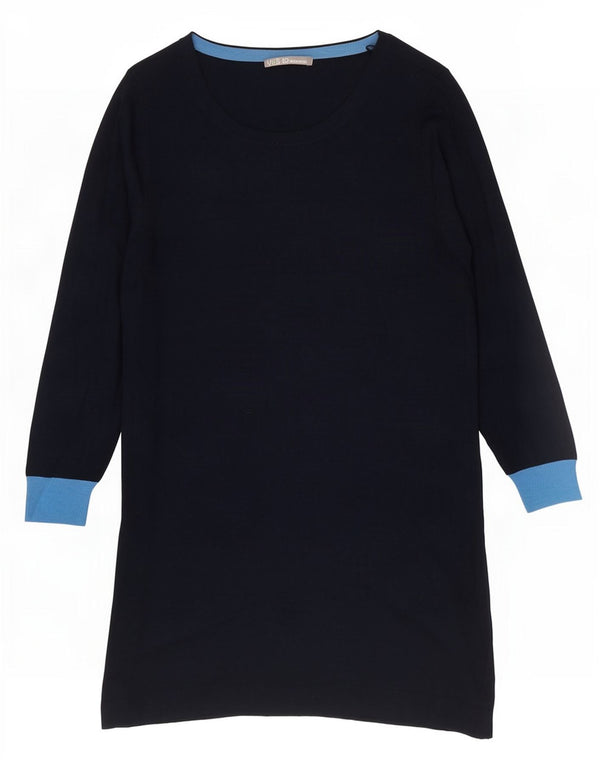 Vestido jumper feminino Marks & Spencer UK 20 2XL azul marinho colorblock