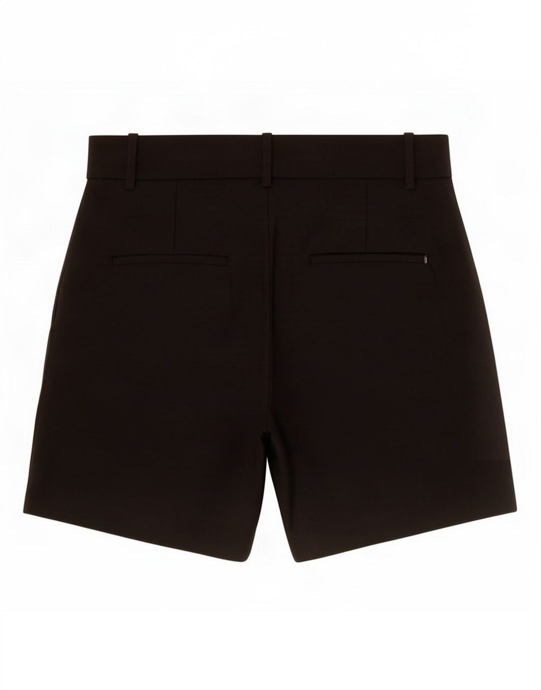 Zara Womens Pegged Chino Shorts Médio W28 Poliéster Preto
