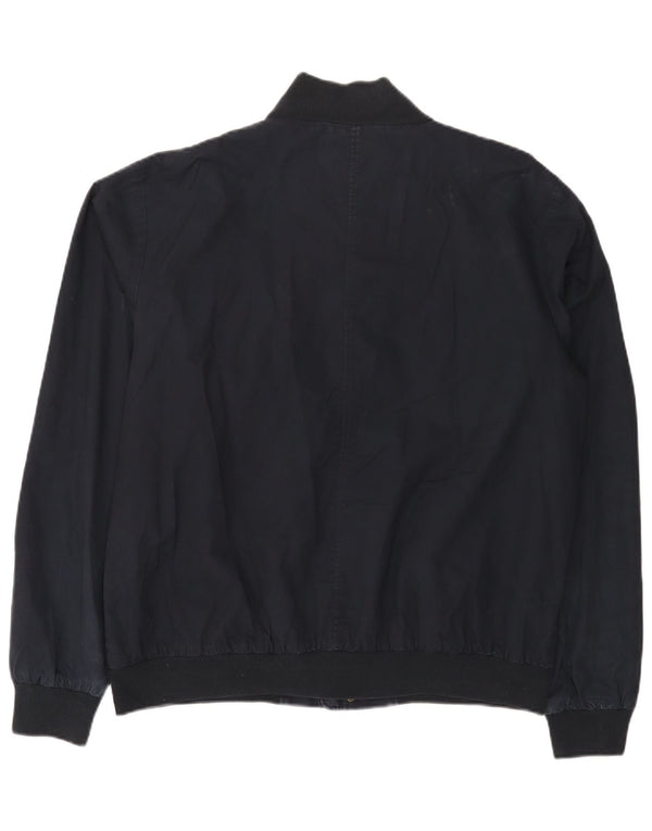 Jaqueta bomber masculina Slam UK 46 3XL algodão azul marinho
