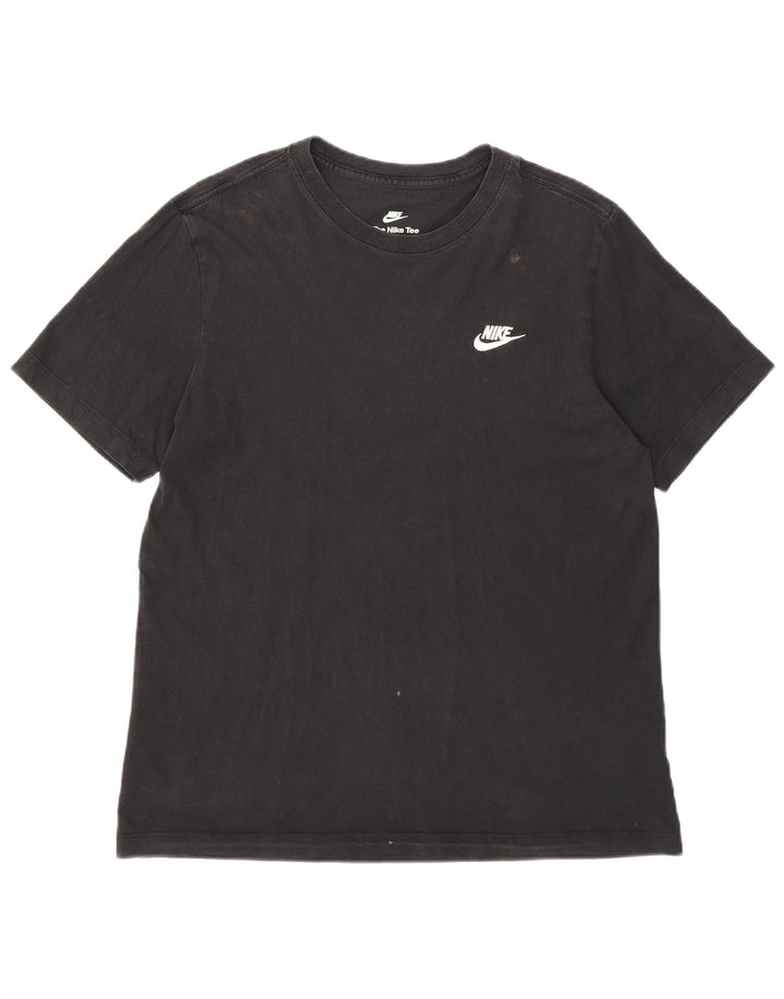 Camiseta masculina Nike Top pequeno algodão preto