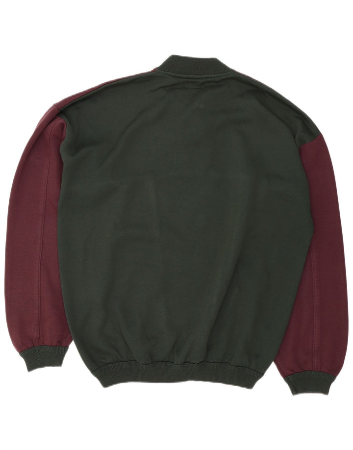 Moletom gráfico masculino vintage Jumper grande bloco colorido multicolorido