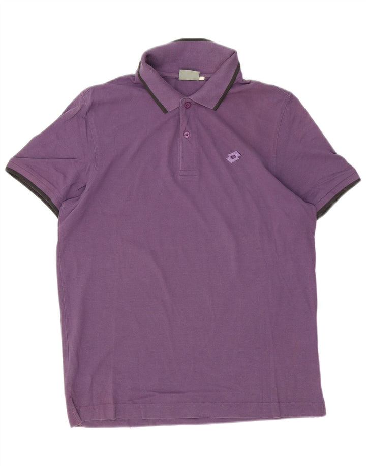 Camisa polo masculina Lotto médio roxo