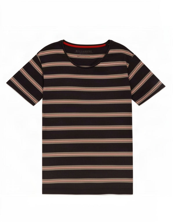 Camiseta masculina Billabong Top 2XL algodão listrado azul marinho
