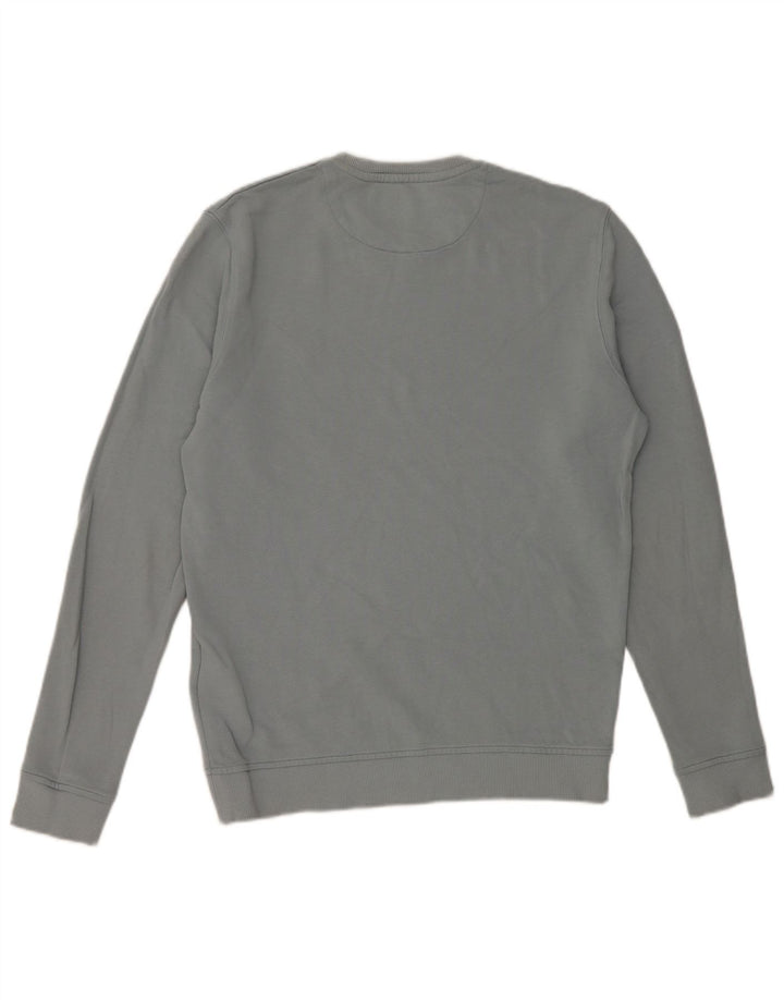 Lyle & Scott moletom masculino jumper pequeno azul algodão