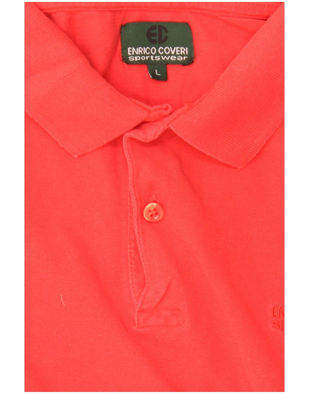 Camisa polo masculina Enrico Coveri grande vermelha