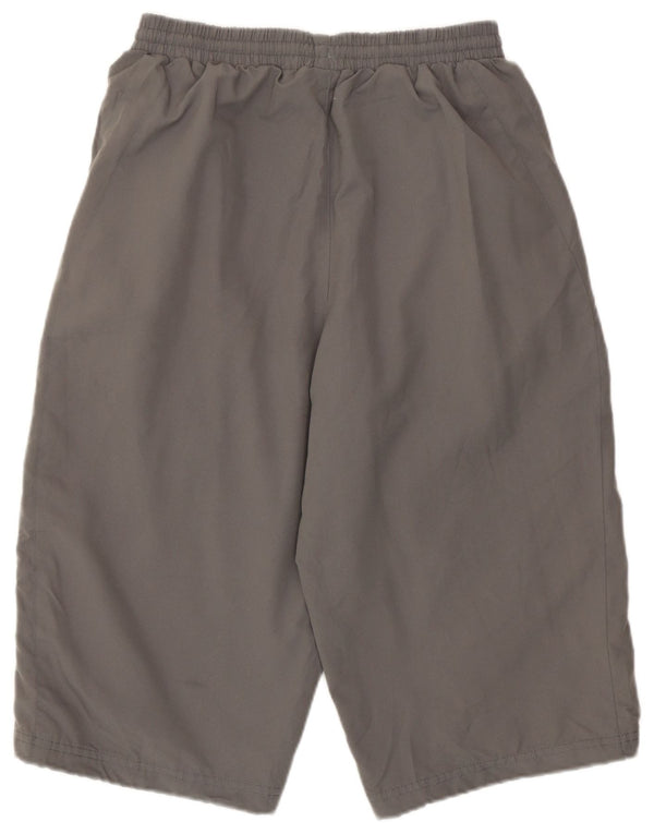 Umbro Mens Graphic Sport Shorts Pequeno Poliéster Cinza