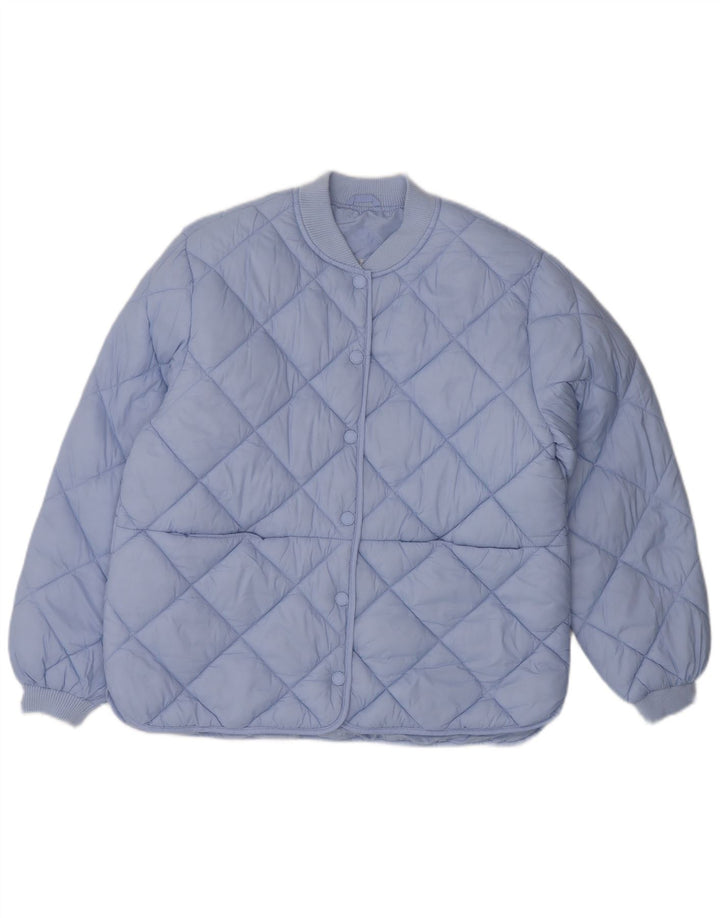 Jaqueta bomber acolchoada Zara Girls 11-12 anos azul