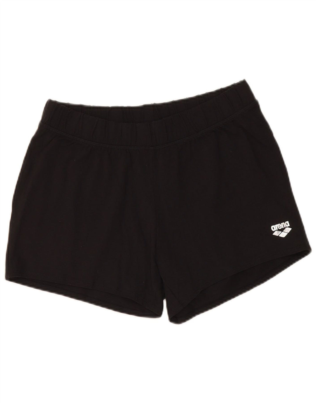 Arena Womens Sport Shorts UK 14 Médio Algodão Preto