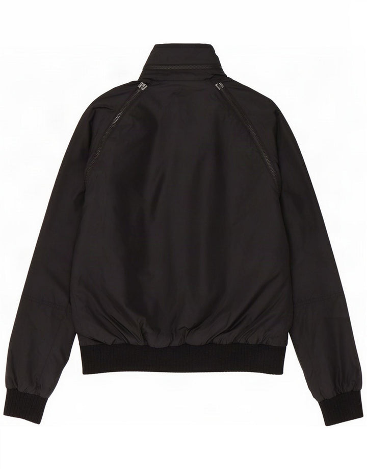 55DSL Jaqueta bomber masculina com capuz UK 38 Poliéster preto médio