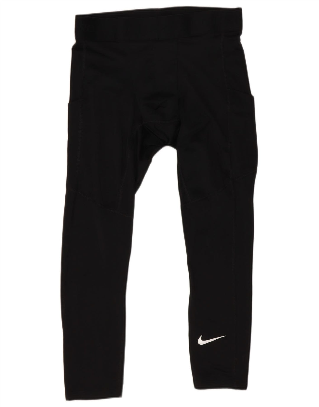 Leggings Nike Femininas Tight Fit UK 12 Médio Preto Poliéster