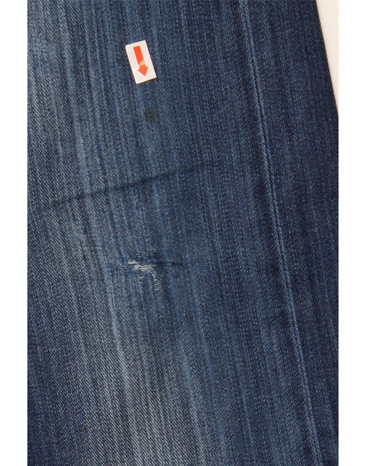 DIESEL Masculino Viker Jeans retos desgastados W33 L32 algodão azul