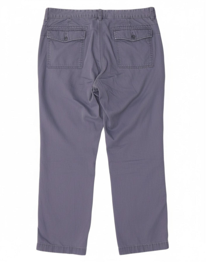Calça chino reta masculina NAUTICA W36 L30 azul algodão clássico