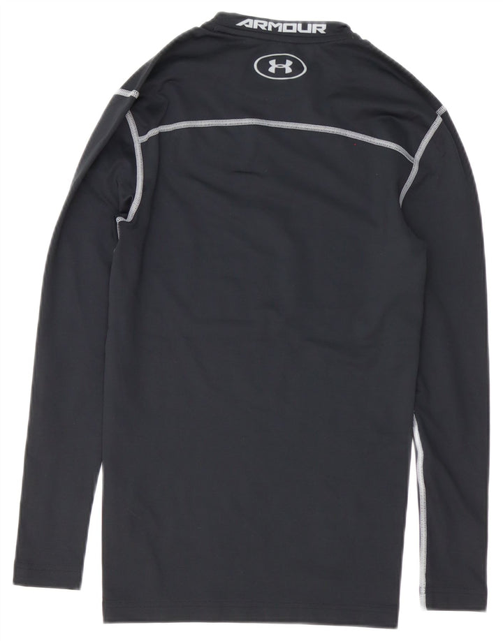 Under Armour Masculino Cold Gear Graphic Top Manga Longa Pequeno Poliéster Preto