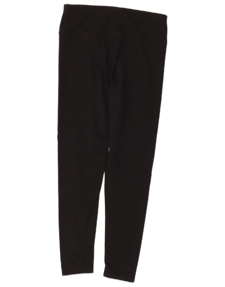 Leggings femininas Dkny com corte gráfico UK 12 médio preto