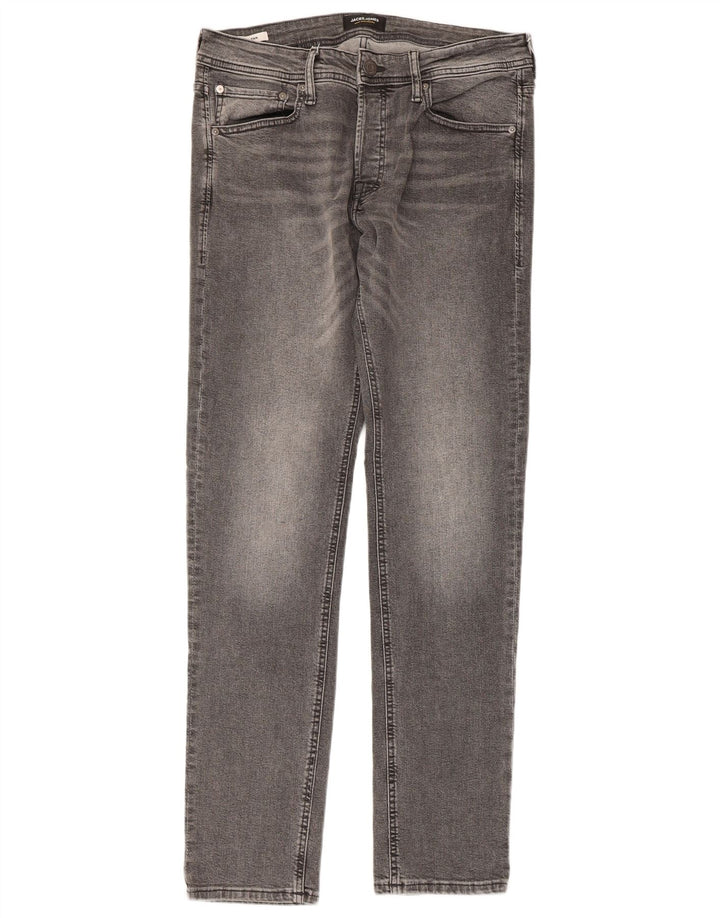 Jeans masculinos Jack & Jones Slim W32 L32 cinza