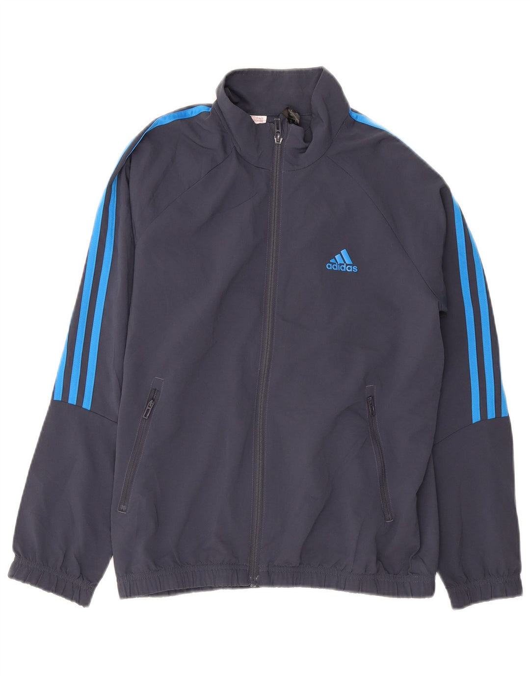 Casaco de treino Adidas Boys Aeroready Top 11-12 anos azul marinho poliéster
