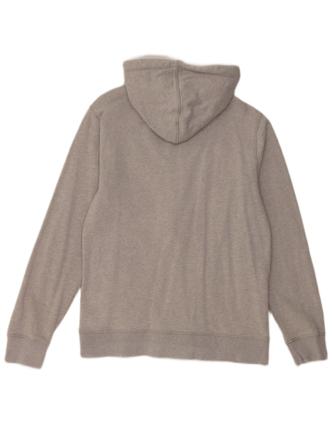 Suéter masculino Marks & Spencer Blue Harbor Zip com capuz e algodão cinza médio