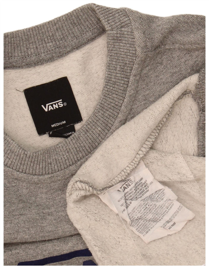 Moletom VANS Boys Graphic Jumper 10-11 Anos Médio Cinza Algodão