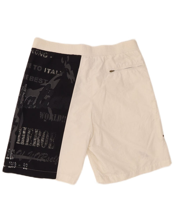 Shorts de natação masculino AUSTRALIAN L'ALPINA W38 XL branco colorblock