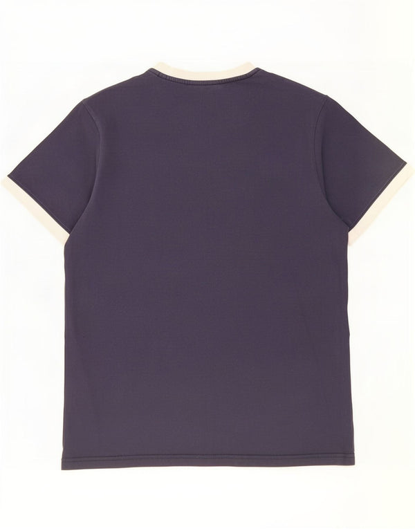 Camiseta masculina Ellesse Top grande algodão azul marinho