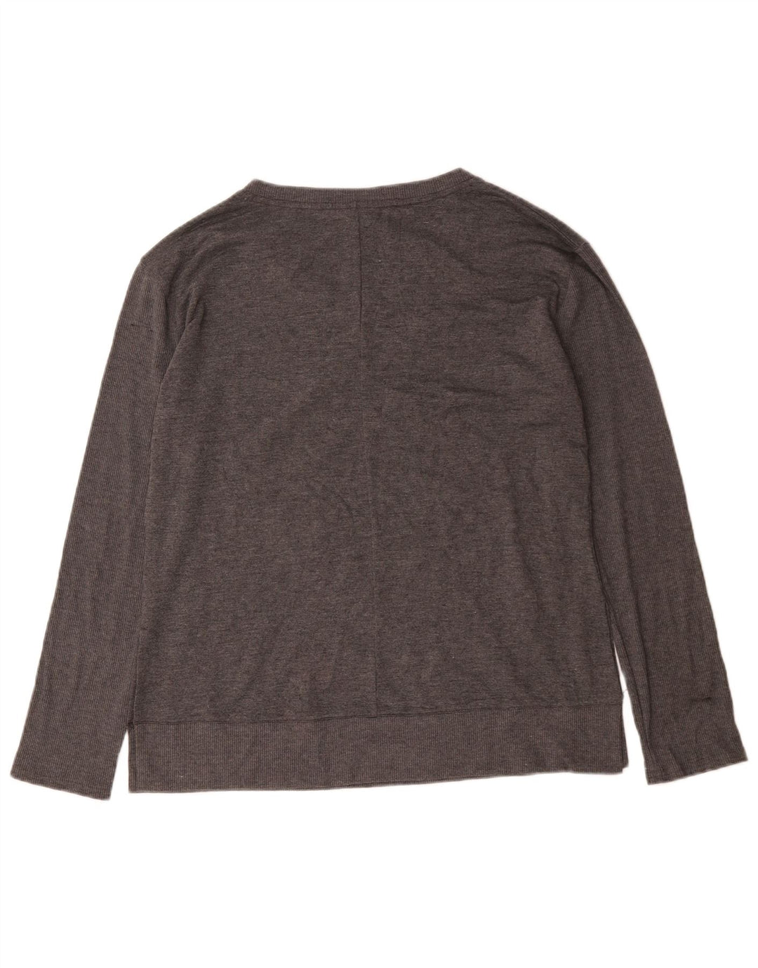 Suéter Reebok feminino com decote em V UK 18 XL cinza poliéster