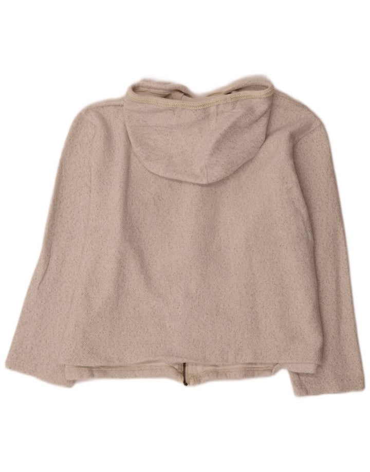 Suéter feminino com capuz e zíper MOUNTAIN WAREHOUSE Reino Unido 20 2XL branco manchado